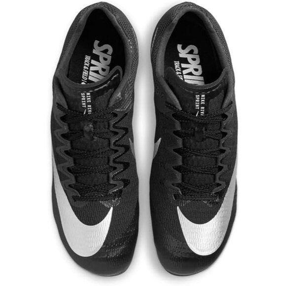 Nike Zoom Rival S 9 Track & Field Sprint Spikes Black/White Mens Size 10.5 - Picture 4 of 8